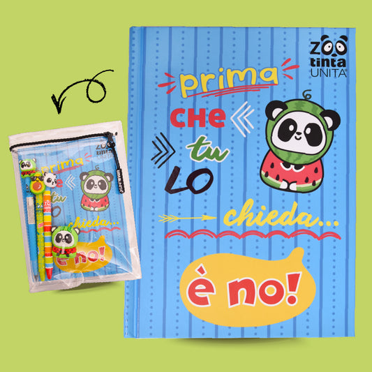 DIARIO TINTA UNITA ZOO 2026 boy  + ACCESSORI
