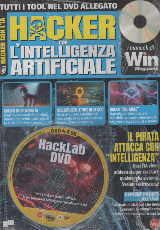 WIN MAGAZINE SPECIALE + DVD - HACKER CON INTELLIGENZA ARTIFICIALE