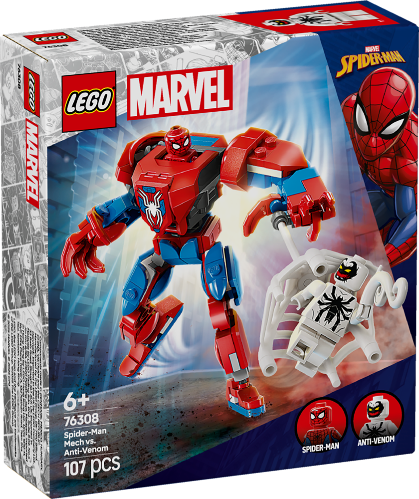 LEGO SUPER HEROES 76308 - MECH DI SPIDER-MAN CONTRO ANTI-VENOM