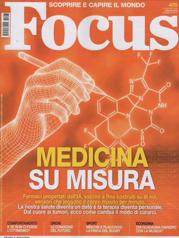 FOCUS N.405 - MEDICINA SU MISURA - LUGLIO 2026
