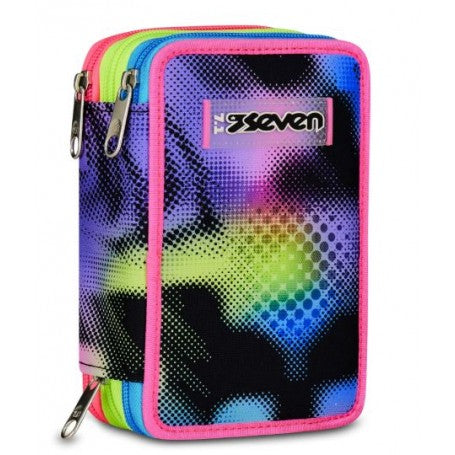 ASTUCCIO 3 CERNIERE SEVEN WRITE DOWN ASS FUCSIA