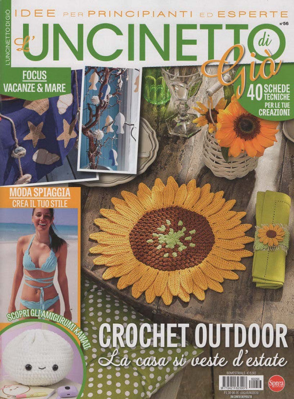 L'Uncinetto di Giò - Crochet Outdoor N.56 - LUGLIO 2026