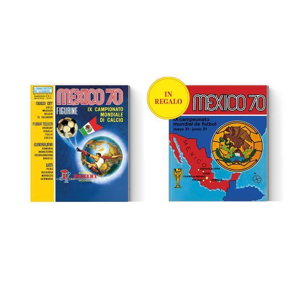 SUPERMONDIALE- L'ANASTATICA VOL.1 - MEXICO 1970 - EDIZIONE ITALIANA + EDIZIONE INTERNAZIONALE