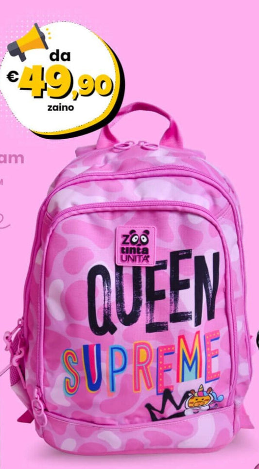 ZAINO DREAM CON AGGANCIO CROOOOSS SYSTEM TINTA UNITA ZOO GIRL