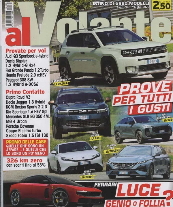 AL VOLANTE - LUGLIO 2026