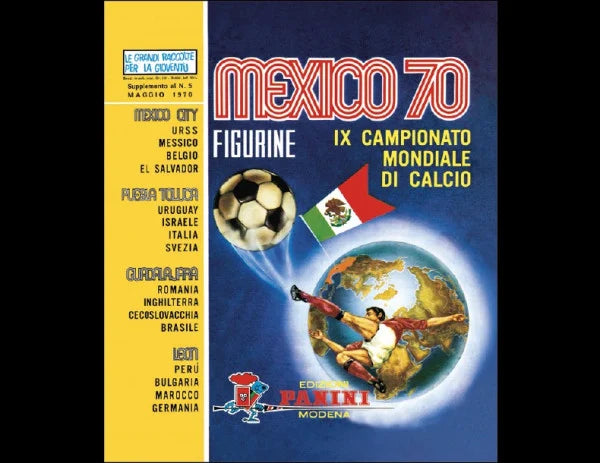 SUPERMONDIALE- L'ANASTATICA VOL.1 - MEXICO 1970 - EDIZIONE ITALIANA + EDIZIONE INTERNAZIONALE