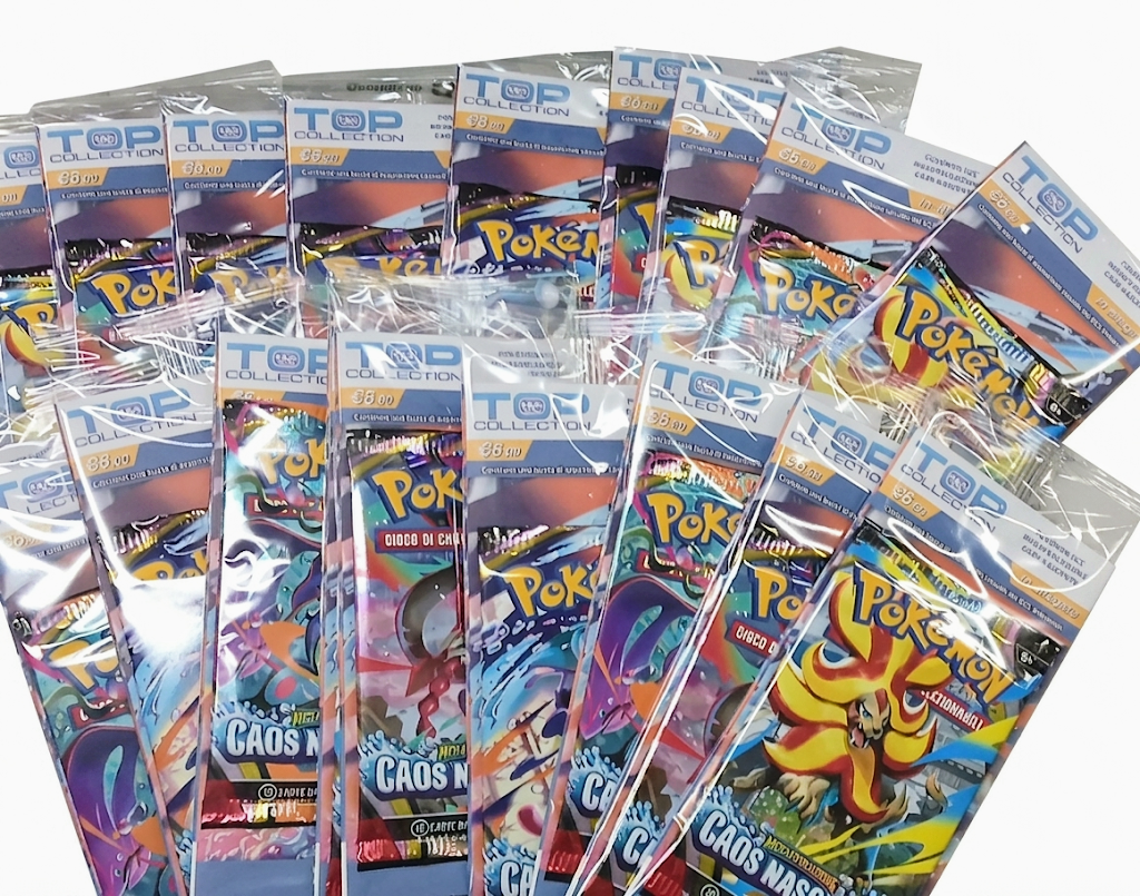 BOX 20 bustine POKEMON  MEGA EVOLUZIONE " CAOS NASCENTE"