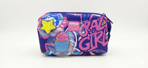 BUSTONE TRIANGOLARE TINTA UNITA CLICK CRAZY GIRL VIOLA - IN POLIESTERE - CON PATCH (Copia) (Copia)