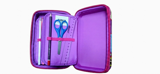 ASTUCCIO ONE TIME TINTA UNITA CLICK GIRL POWER VIOLA - IN EVA - CON PATCH