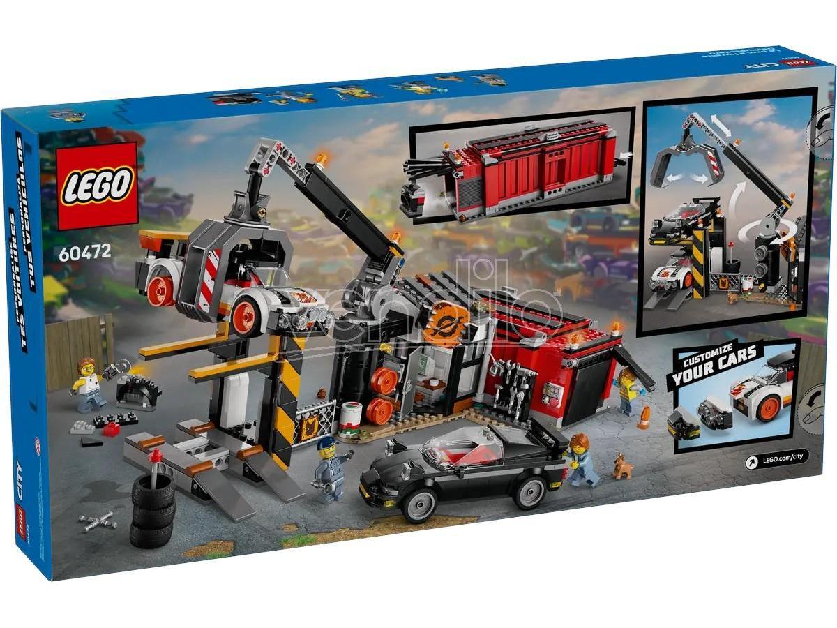 LEGO CITY 60472 - SFASCIACARROZZE CON AUTO