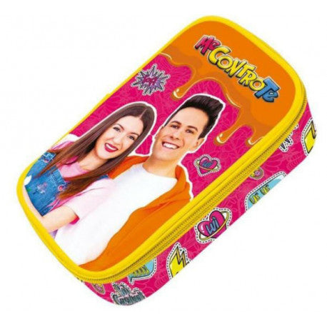 ASTUCCIO OVAL JUMBO FUCSIA/GIALLO ME CONTRO TE - POOL OVER