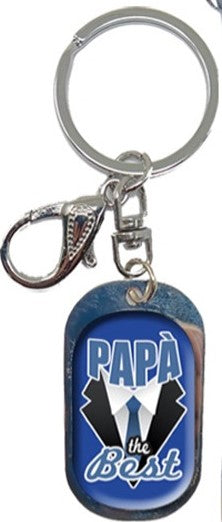 PORTACHIAVI MEDAGLIA - PAPA' THE BEST