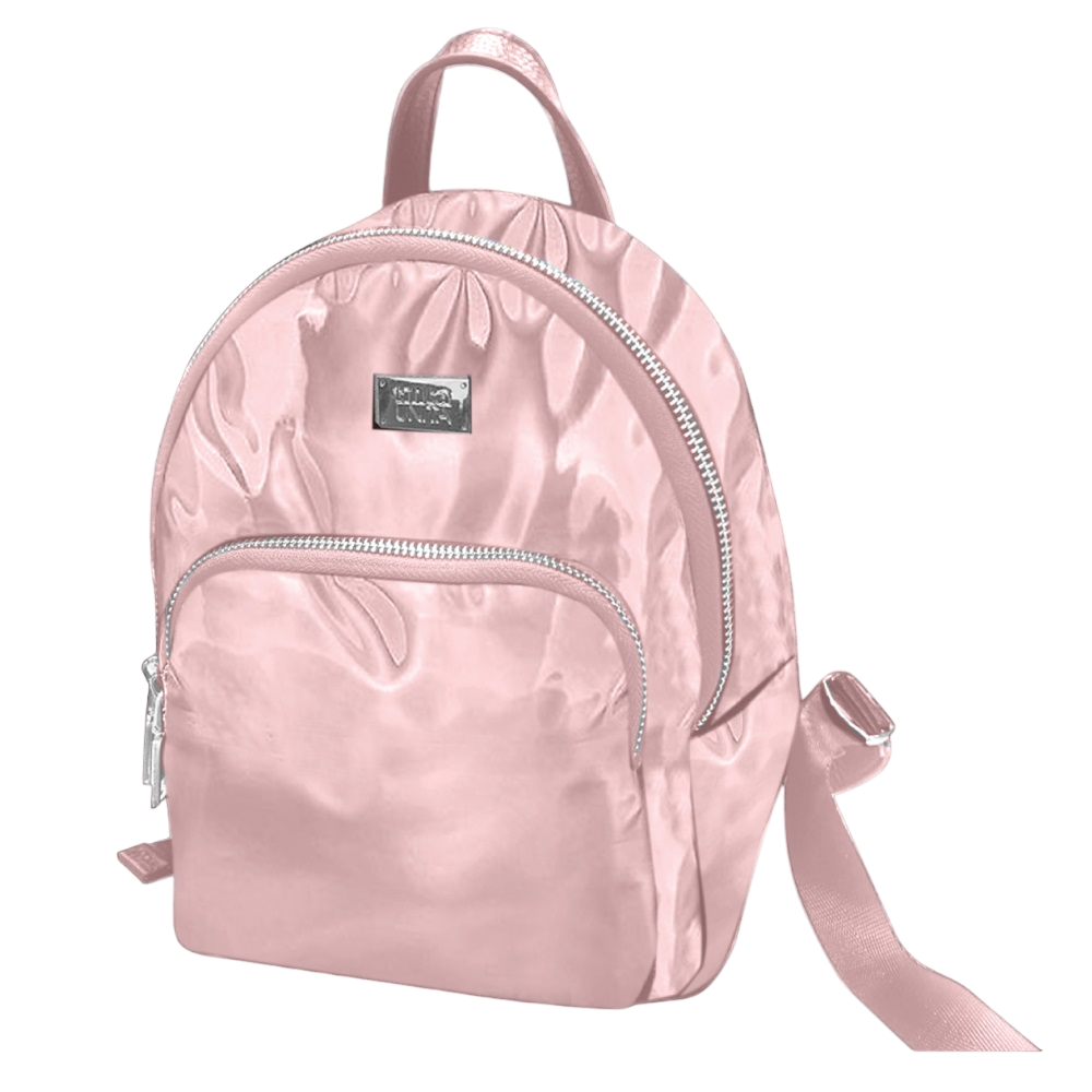 Zainetto Mini Iridescente Tinta Unita Iridescent Pool Over - Pink Rose